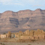 Moroccan village in the alto atlas